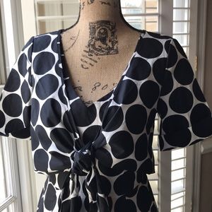 Lovely Fit ‘n Flare polka dot dress!